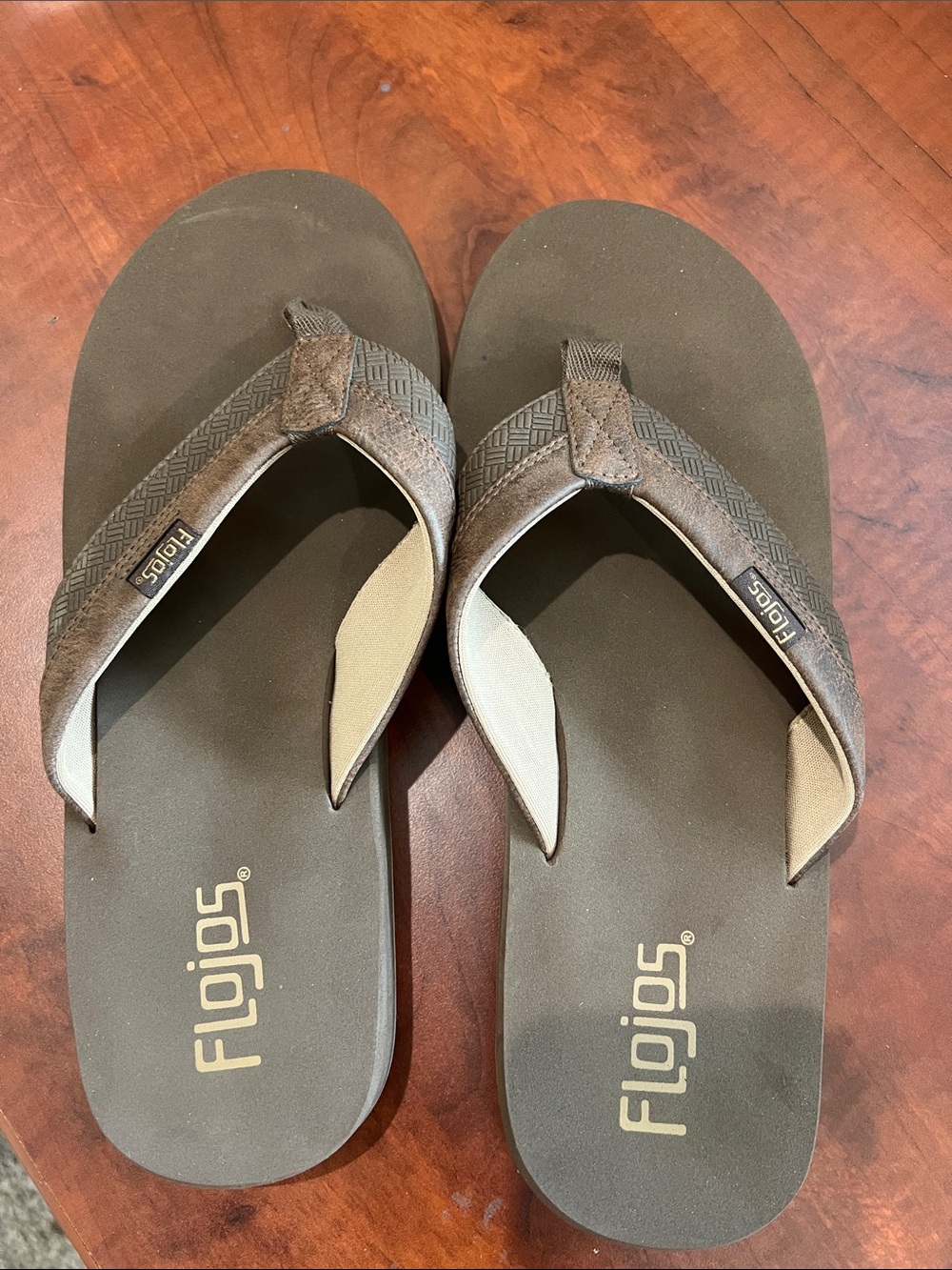 Flojos Ryan Chestnut Men's Flip Flop Sandals